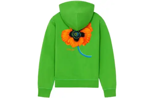 【Previous Season】Boke Flower-print hoodie