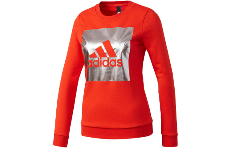 Женское худи adidas (оранжевое)