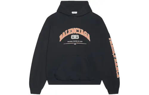 Balenciaga SS22 Sweatshirt Loose Fit Women's Black