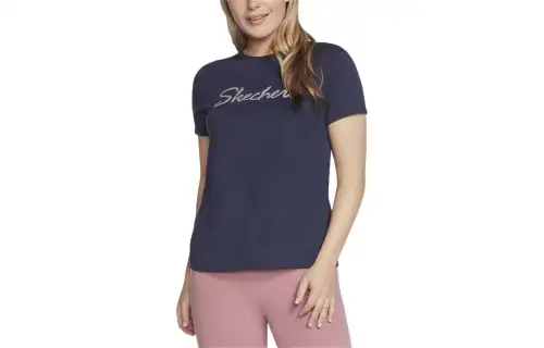 Skechers T Shirt Women's Marine Blue