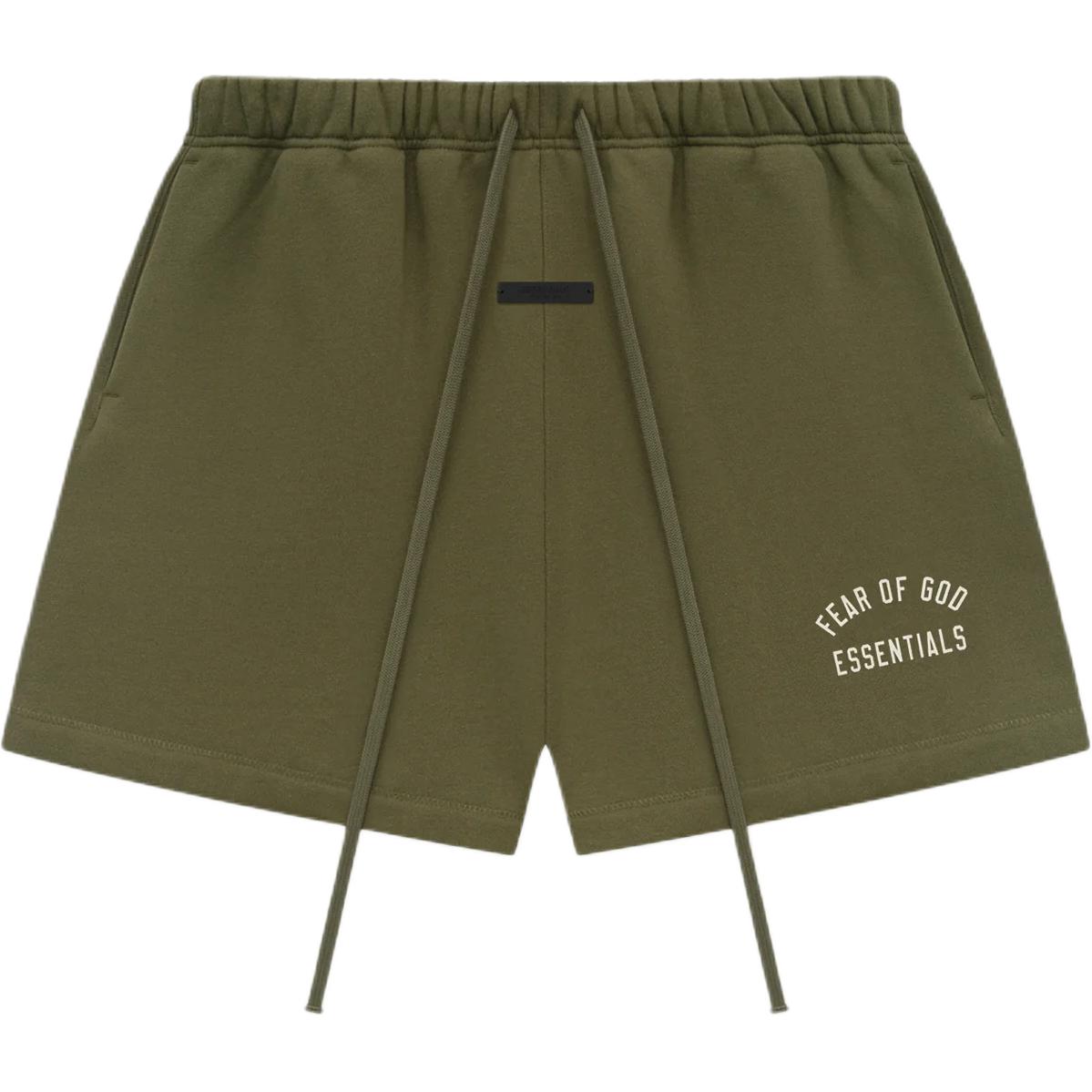 Мужские шорты Fear of God Essentials (бежевые)