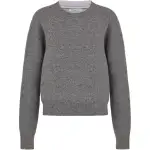 DIOR Quarterly New Products Sweatshirts Women's Gray Crew Neck Moderate Regular