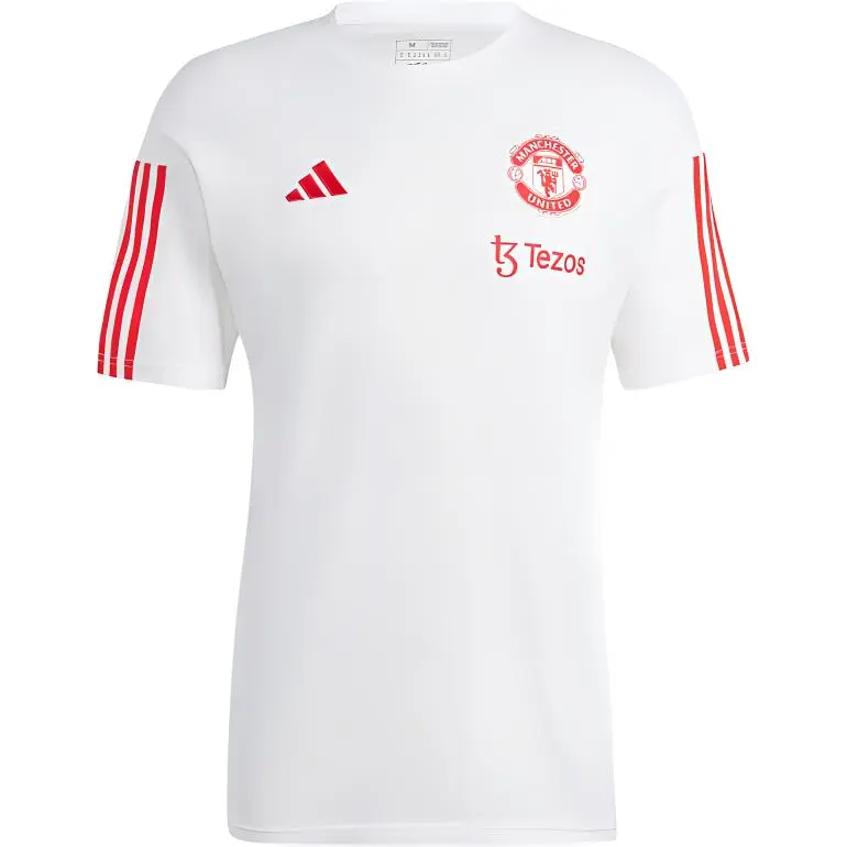 Adidas Manchester United Manchester United Tiro 23 Training T Shirt Soccer Jersey Men's White