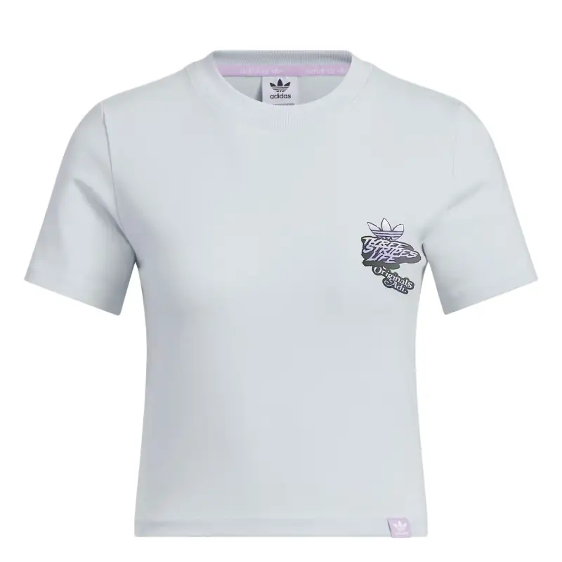 Adidas Originals CITY SKATE Regular T Shirt Women's Light Blue