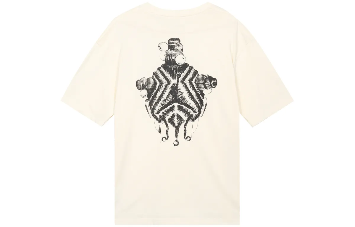 Jordan Drop Shoulder Sleeve T Shirt Women's White