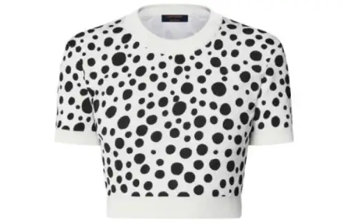 LOUIS VUITTON x Yayoi Kusama SS23 T Shirt Women's Black White
