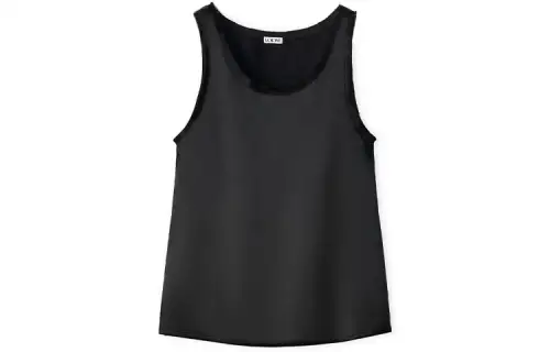 LOEWE Camisoles Women's Black Thin Straight Fit