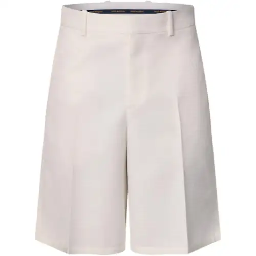 LOUIS VUITTON Preppy Tailored Wool Shorts