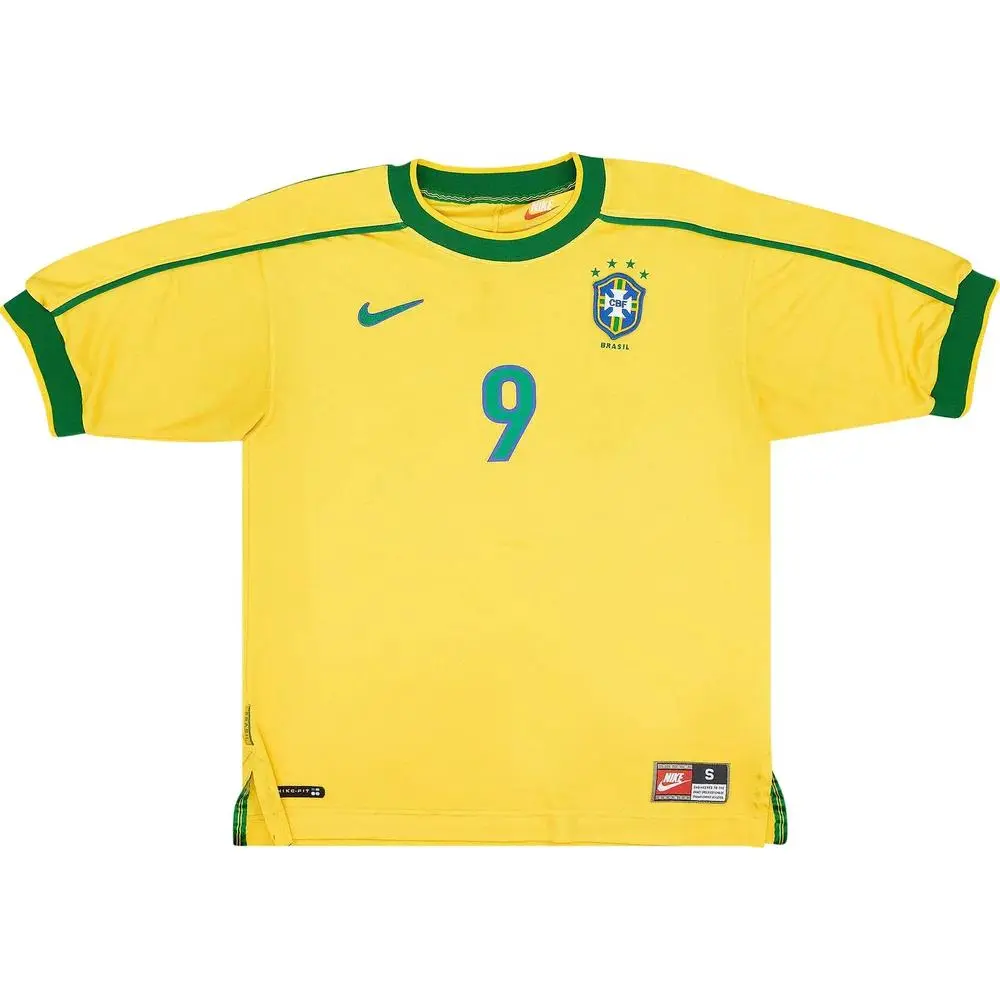 Nike Brazil National Team Reissue Soccer Jersey Men's Pine Green/Lucky Green