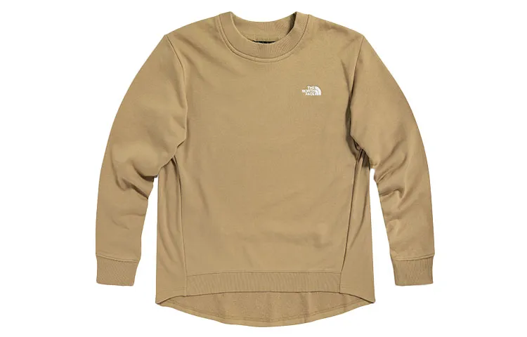 THE NORTH FACE Sweatshirts Women's Brown Crew Neck Moderate Regular