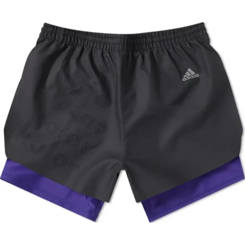 Adidas Originals x Kolor Casual Shorts Men's Black/Purple