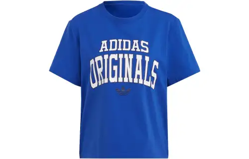 Adidas Originals T Shirt Women's Fluorescent Blue