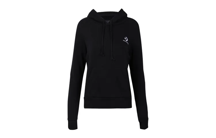 Converse Star Chev Emb Sweatshirt Women's Black