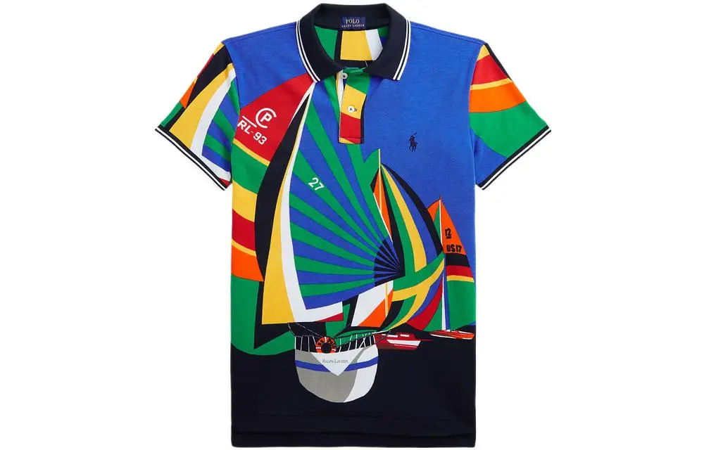 Polo Ralph Lauren SS22 Polo Shirt Classic Version Women's Multicolor