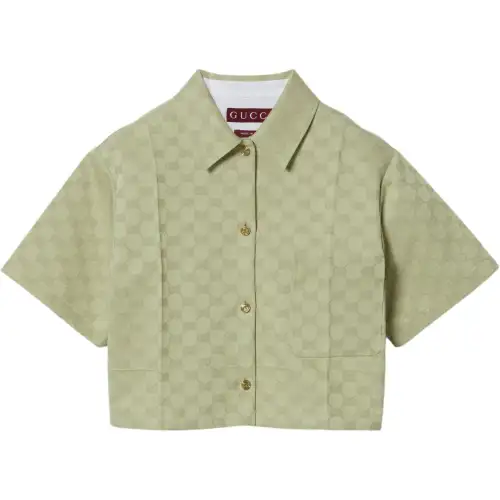 GUCCI Shirt Women's Light Green