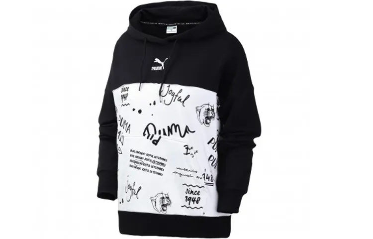 PUMA CLASSICS Sweatshirts Women's Hooded Moderate Regular