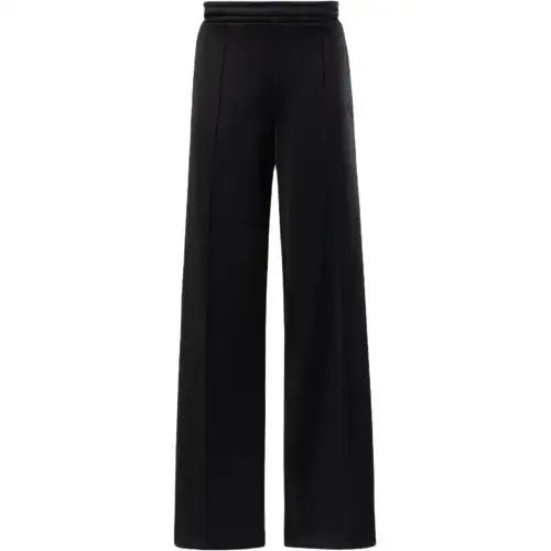 Reebok wide-leg cotton-blend track pants
