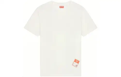 KENZO T Shirts Women's White Crew Neck Moderate Straight Fit