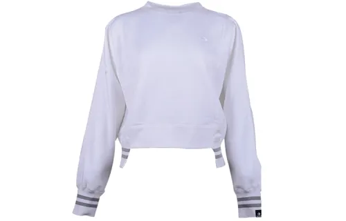 Converse Sweatshirts Women's White Crew Neck Moderate Regular