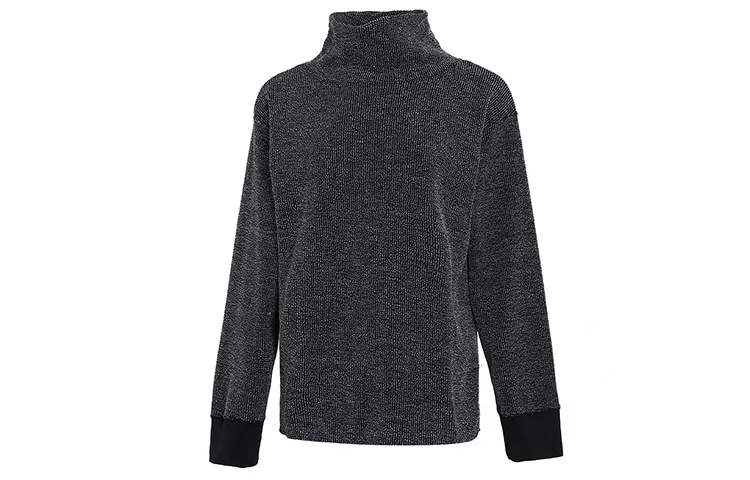 Nike Sweatshirts Women's Black Turtleneck Moderate Regular