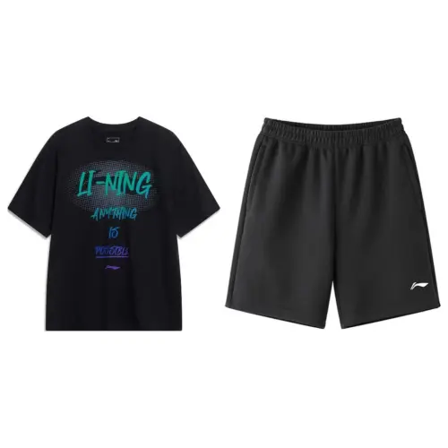 Li Ning Casual Sportswear Men's Crew Neck Moderate