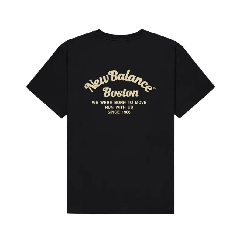 New Balance 1906 T Shirt With Small Logo On Chest Men's Black
