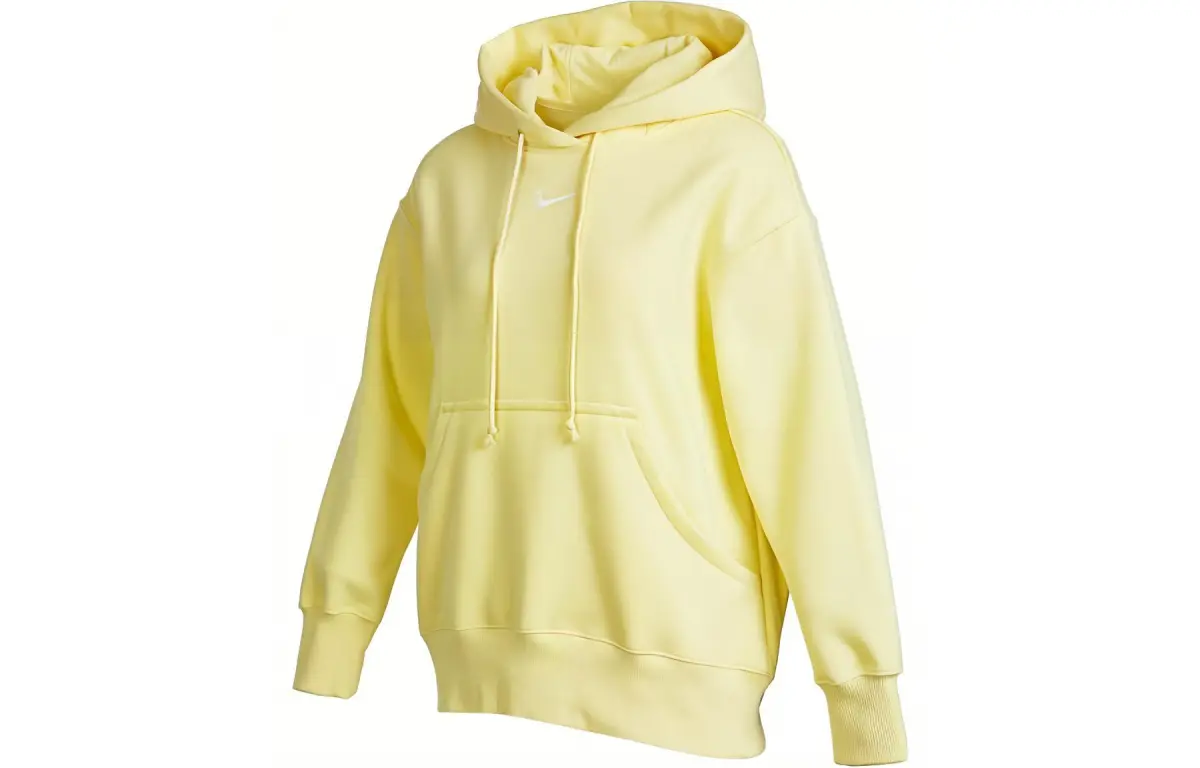 Nike Sweatshirts Women's Yellow Hooded Moderate Other