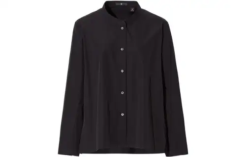 UNIQLO Shirts Women's Black Crew Neck Moderate Other