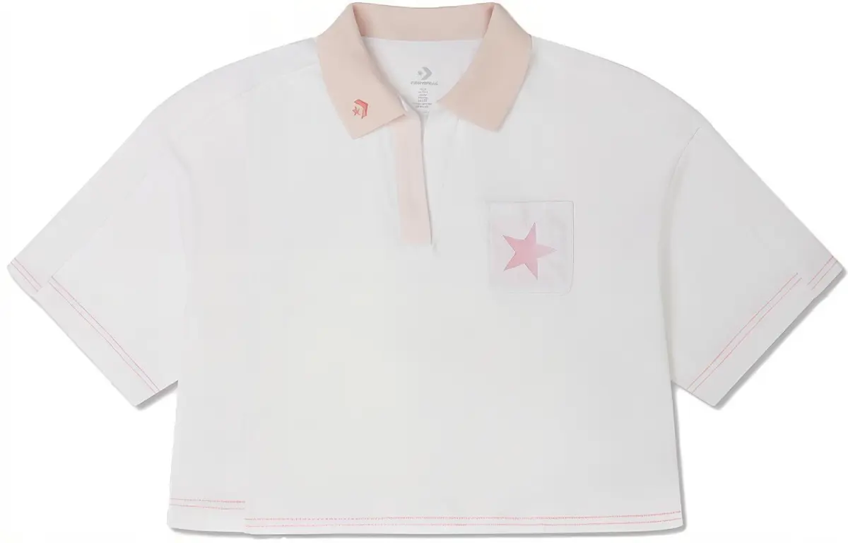 Converse Show Your Colors SS23 Polo Shirt Women's White