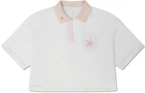 Converse Showcasing Series SS23 Polo Shirt Women's White