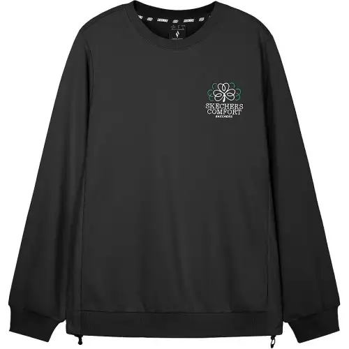 Skechers Sports League Collection Sweatshirt Women's Carbon Black