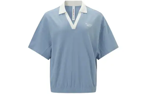 Reebok Polo Shirt Women's Blue Purple
