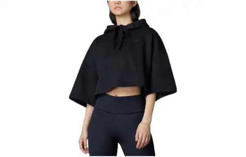 Adidas Originals Sweatshirts Women's Black Hooded Moderate Regular