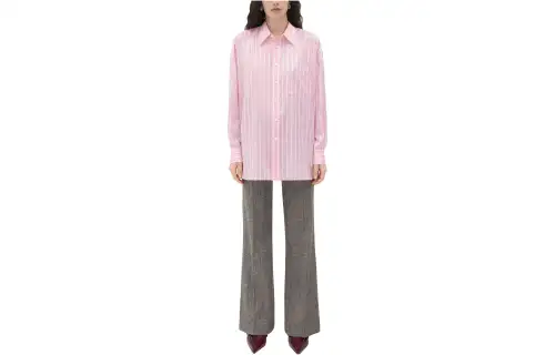 Bottega Veneta Striped Oversize Fit Shirt