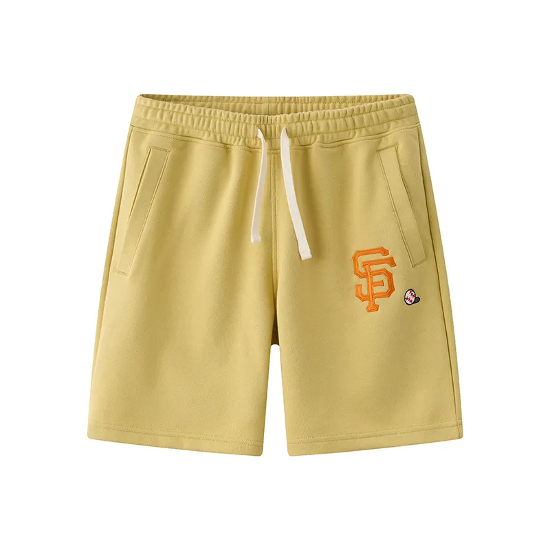 New Era Casual Shorts Unisex Butter Yellow
