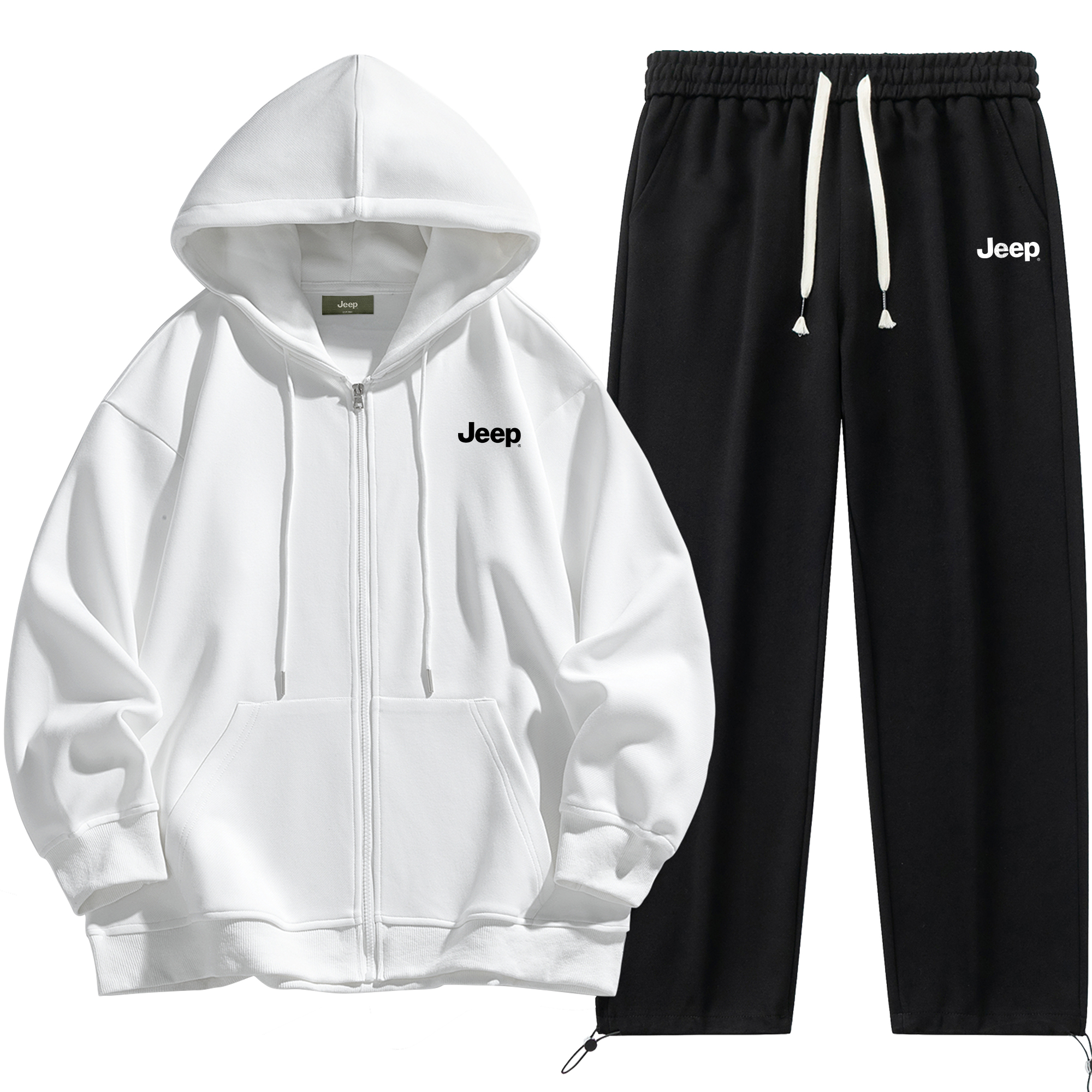 Jeep Casual Sportswear Unisex Hooded Moderate