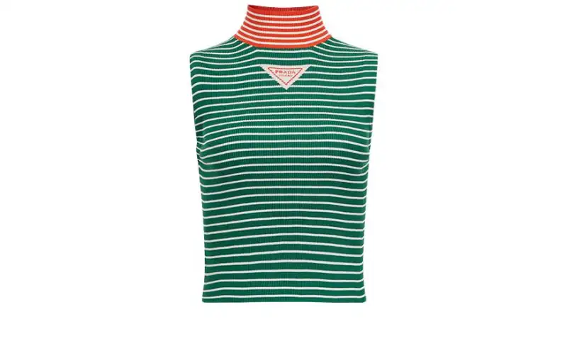 PRADA SS22 Tank Top Women's Green