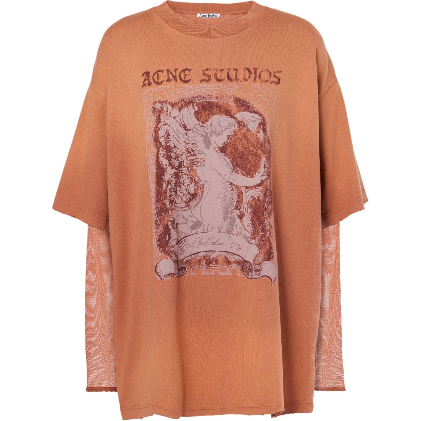 Женская футболка Acne Studios T (красная)