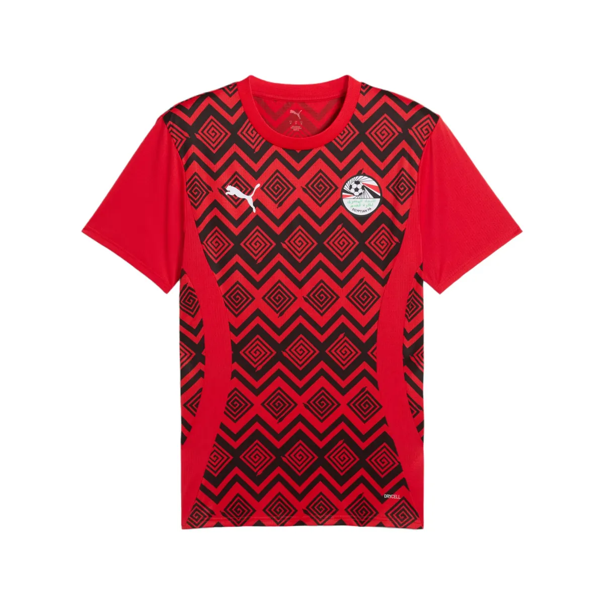 PUMA x Egypt Egyptian National Team FW24 Soccer Jersey Men's Red/Black