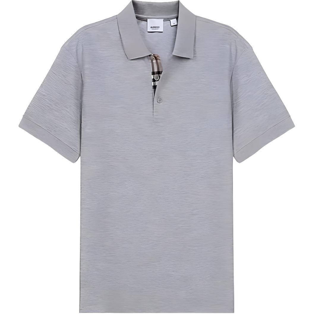 Женская футболка-поло Burberry 8066901 (серая)