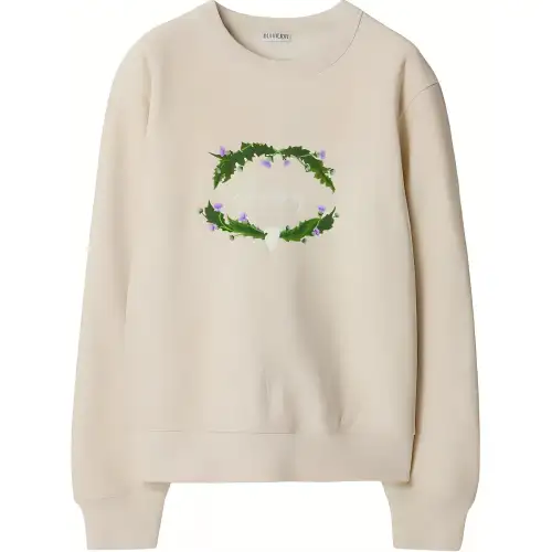 Burberry Sand cotton blend sweatshirt