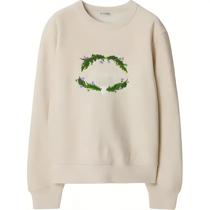 Burberry Sand cotton blend sweatshirt