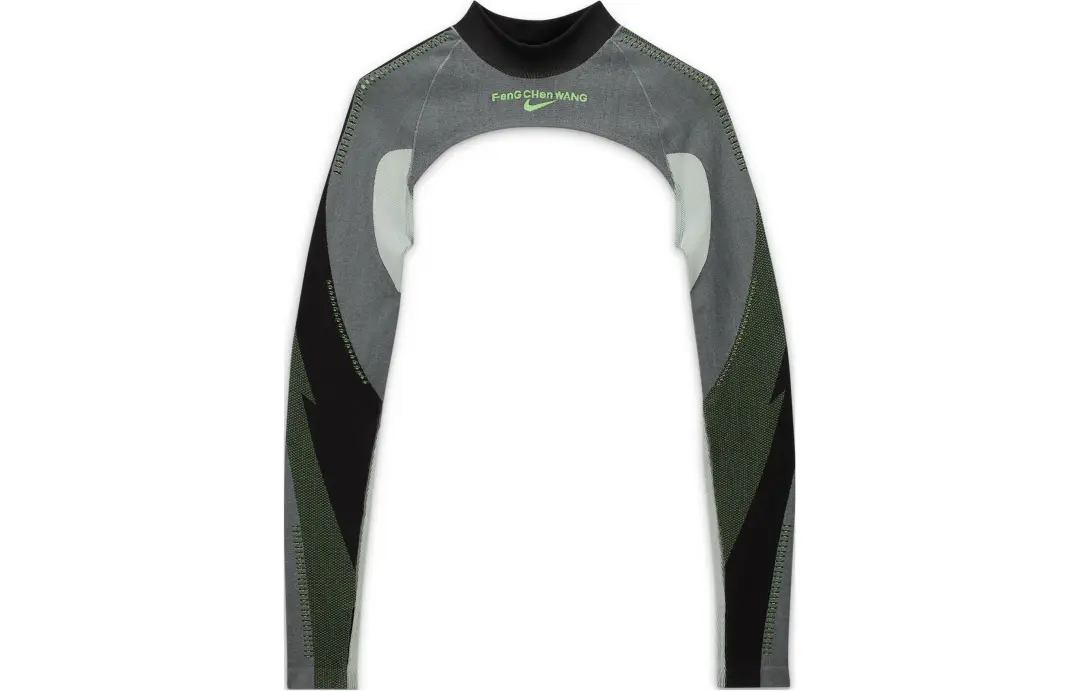 Nike X Feng Chen Wang Women's Pro Long Sleeve Knit Top Asia Sizing Multicolor