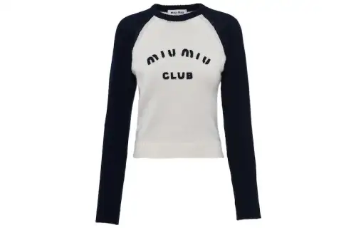 MIU MIU SS23 Cashmere Clothing Women's White