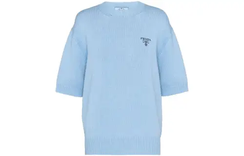 PRADA FW22 Cashmere Sweater Women's Blue