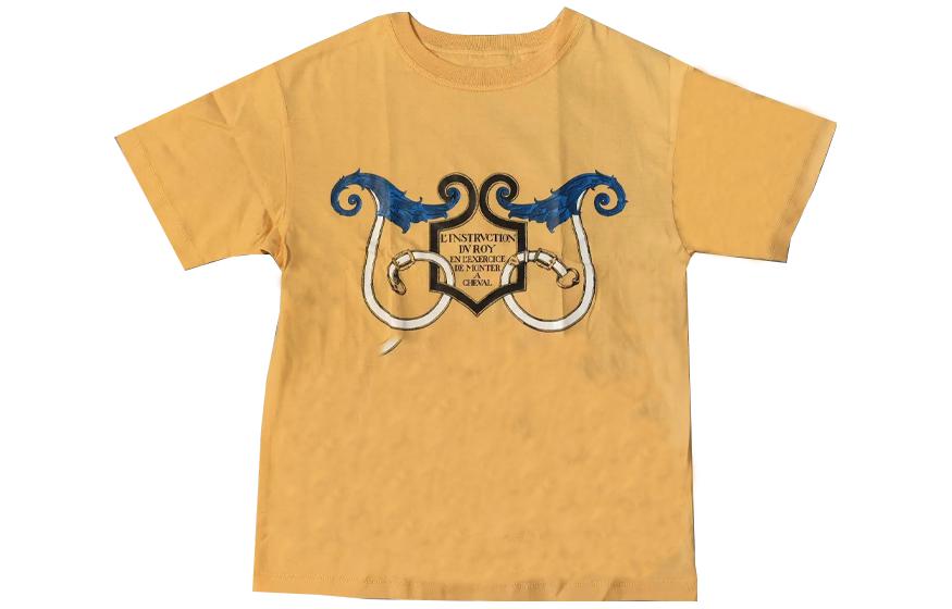 Женская футболка Hermes / T (желтая)