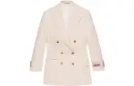 【Previous Season】double-breasted wool mohair blazer jacket