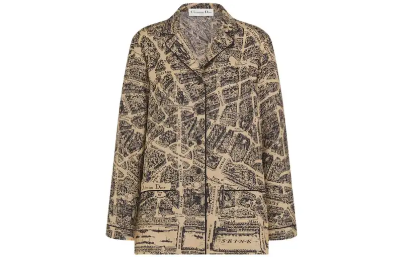 DIOR Shirts Women's Multicolor Lapel Moderate Other