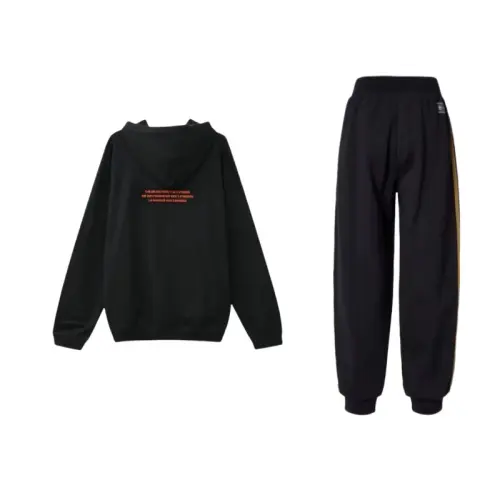 Adidas Originals BIG TRF HOODIE Sweatshirt Set Men's Black