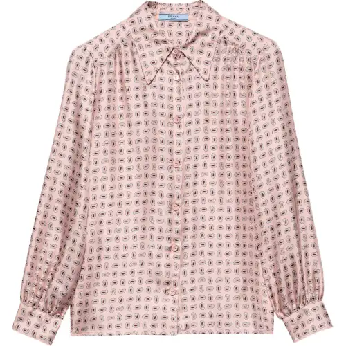 PRADA SS24 Shirt Women's Light Pink